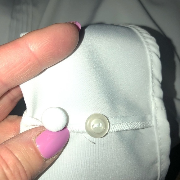 Yves St. Clair Vintage Button down long sleeve White Blouse Size 14 - Picture 9 of 9